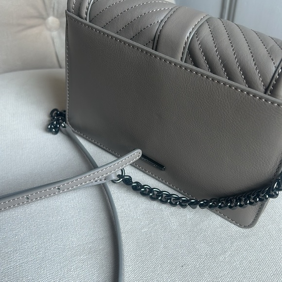 NWOT Rebecca Minkoff taupe leather crossbody. - Picture 5 of 9